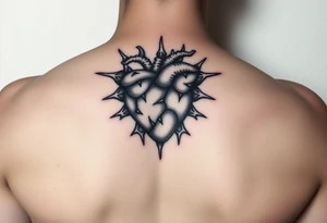 heart with thorns around it from berserk tattoo idea