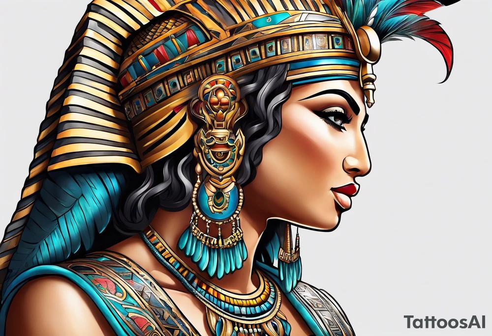 egypt gods tatto tattoo idea