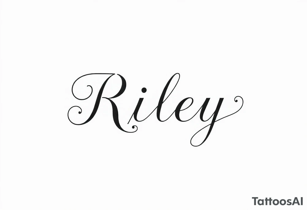 Riley name tattoo tattoo idea