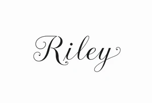 Riley name tattoo tattoo idea