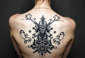 Japanese samurai tattoo idea
