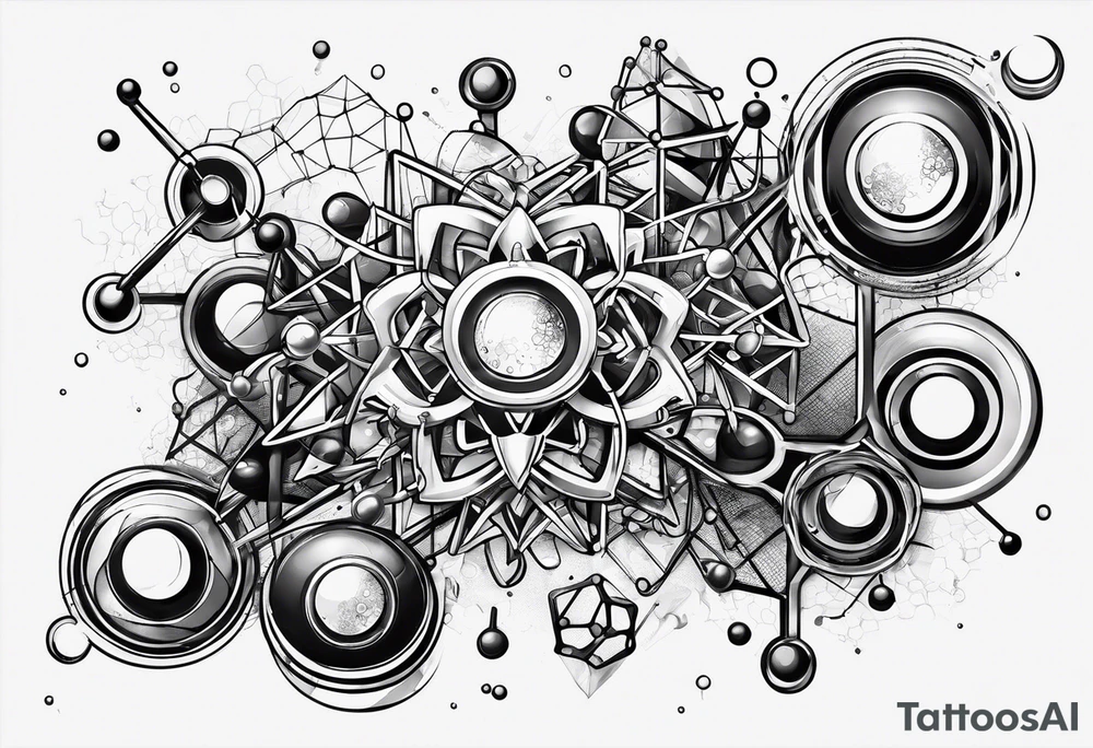 adrenaline chemical molecular structure tattoo idea