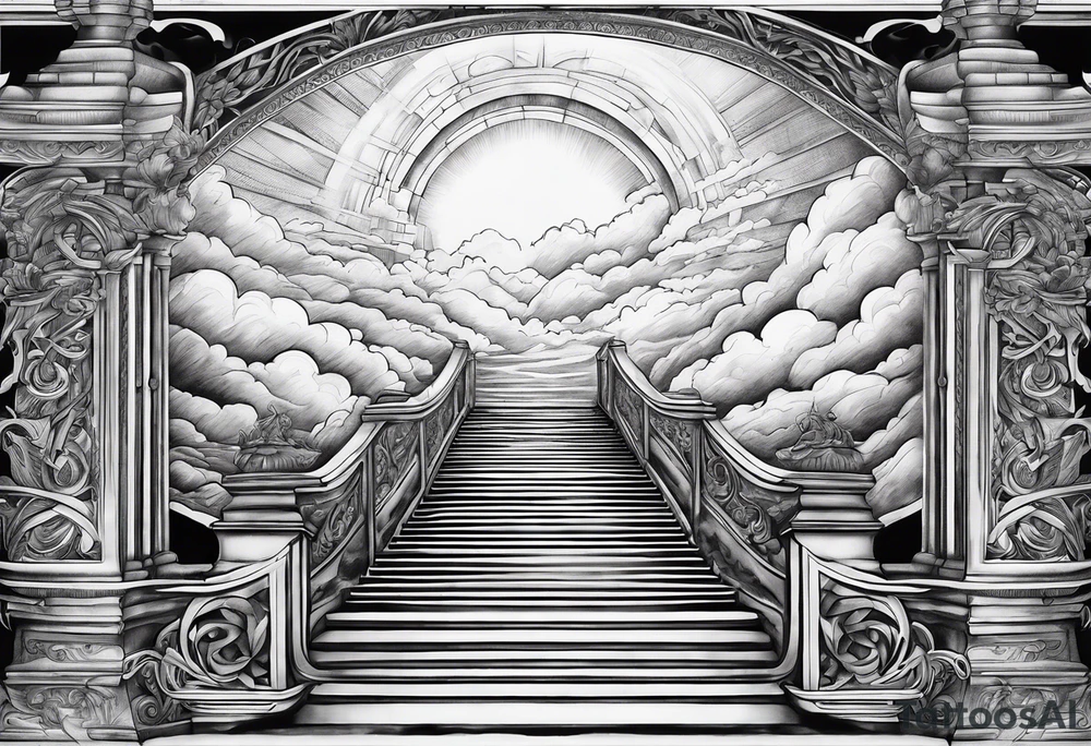Stairway to heaven tattoo idea