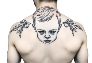 Baby boy tattoo idea