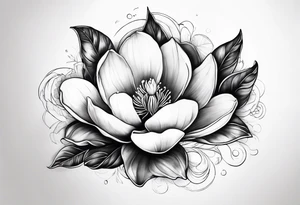 Magnolia tattoo idea