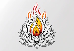 fire tattoo idea