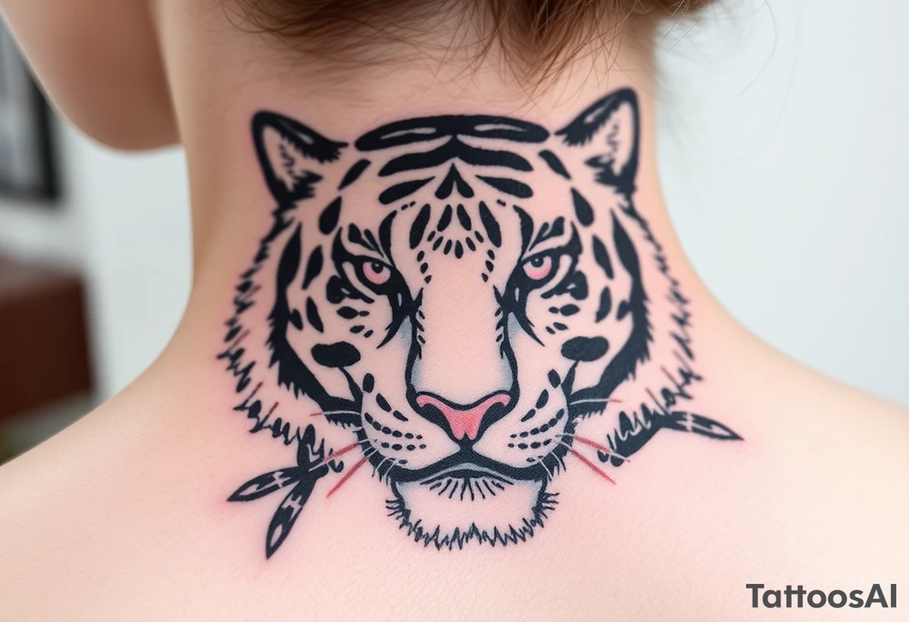 Black tiger tattoo idea