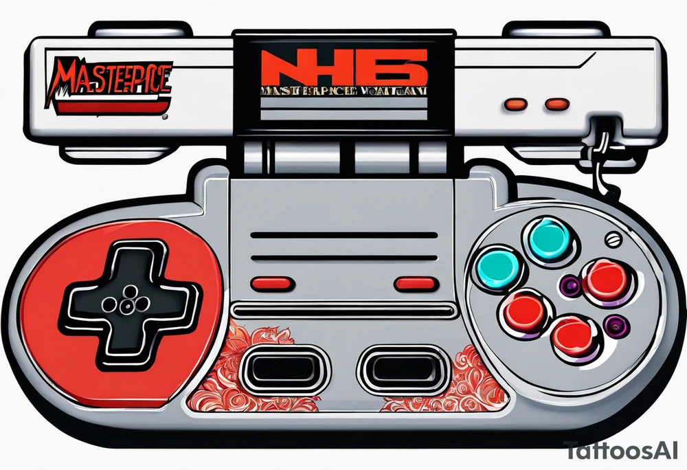 NES gamepad tattoo idea