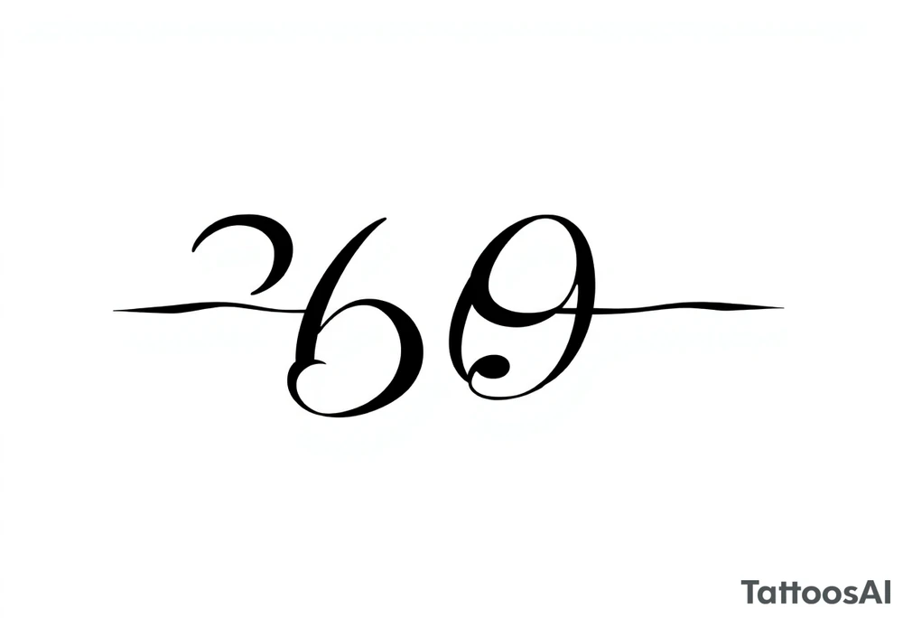 369 tattoo idea