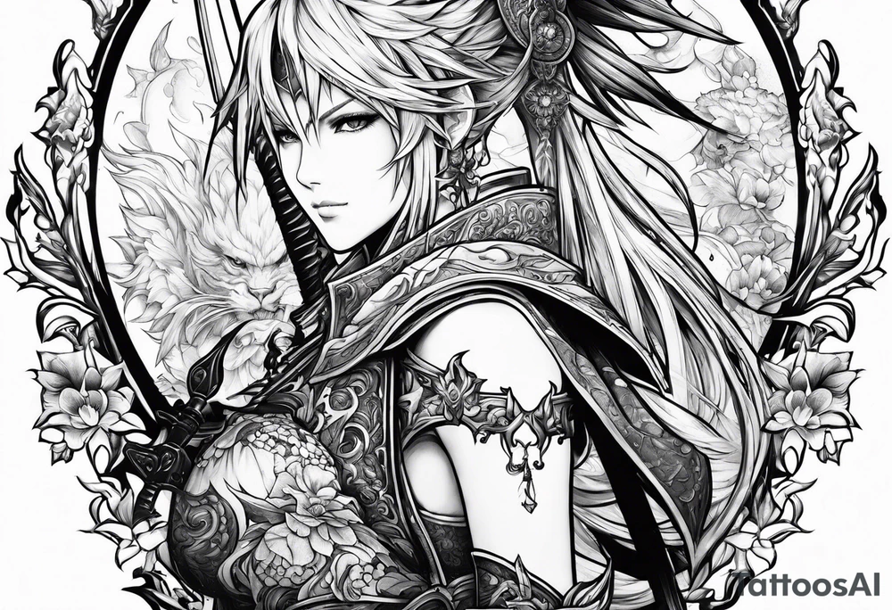 Final Fantasy XIV Warrior tattoo idea