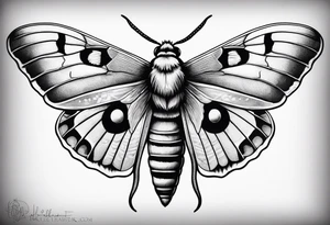 Death hawk moth tattoo idea