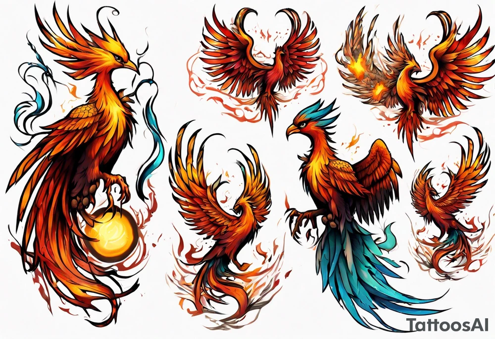 pheonix tattoo idea