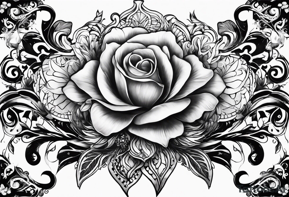 cœur brisé à l'infini tattoo idea