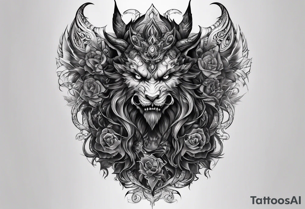 Demons tattoo idea