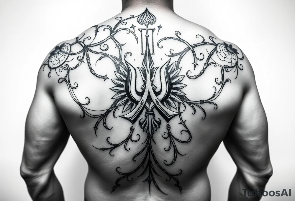 tattoo that starts on the left side of the neck, goes down the left arm to the hand, and also through the left part of the chest, stomach to the right thigh and further to the foot.
The pattern is not continuous, something like a dense web or fibers with woven Ukrainian and military symbols.
On the muscles (biceps, biceps, abs, etc.) the pattern should visually emphasize the structure of the muscles tattoo idea