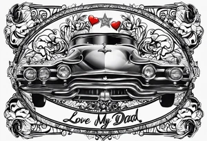 love my dad tattoo idea