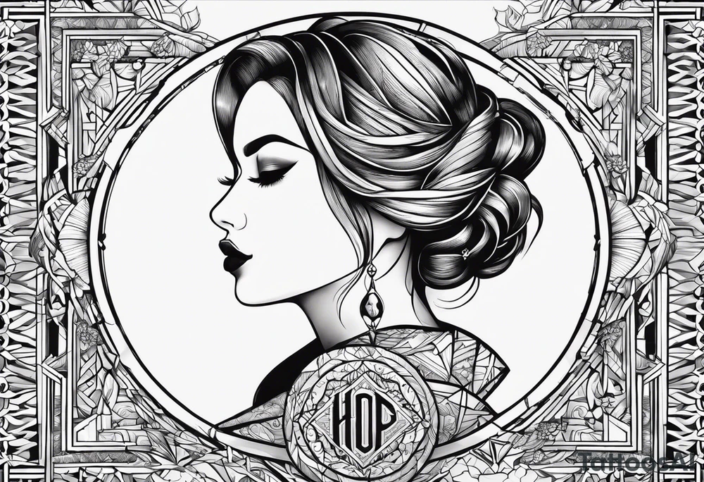 HOPE на пальцах tattoo idea