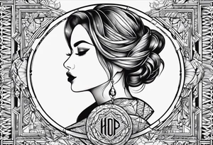 HOPE на пальцах tattoo idea