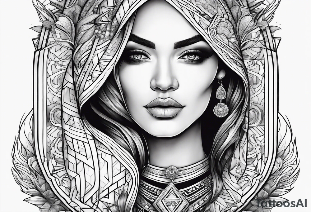 Strong Mother of two tattoo idea