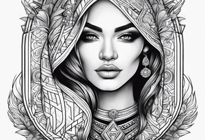 Strong Mother of two tattoo idea