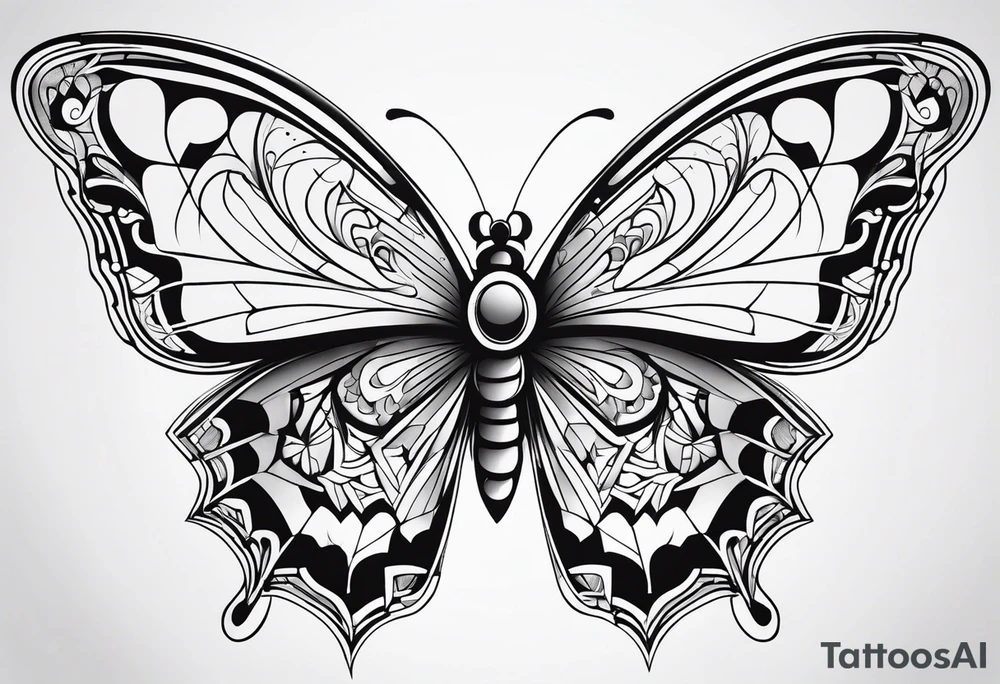 Butterfly tattoo idea