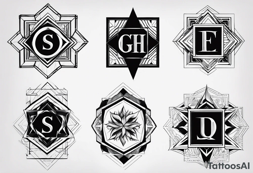 Fonts for name Shaqueill tattoo idea