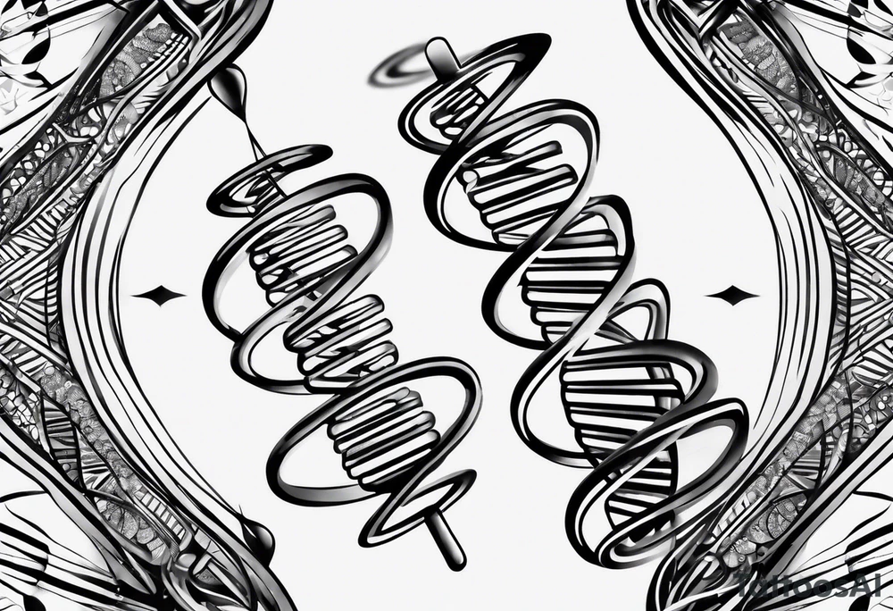 Dna strand tattoo idea