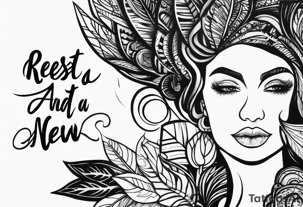 Reset and restart of a new chapter tattoo idea