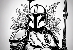 Mandolorian hunting tattoo idea