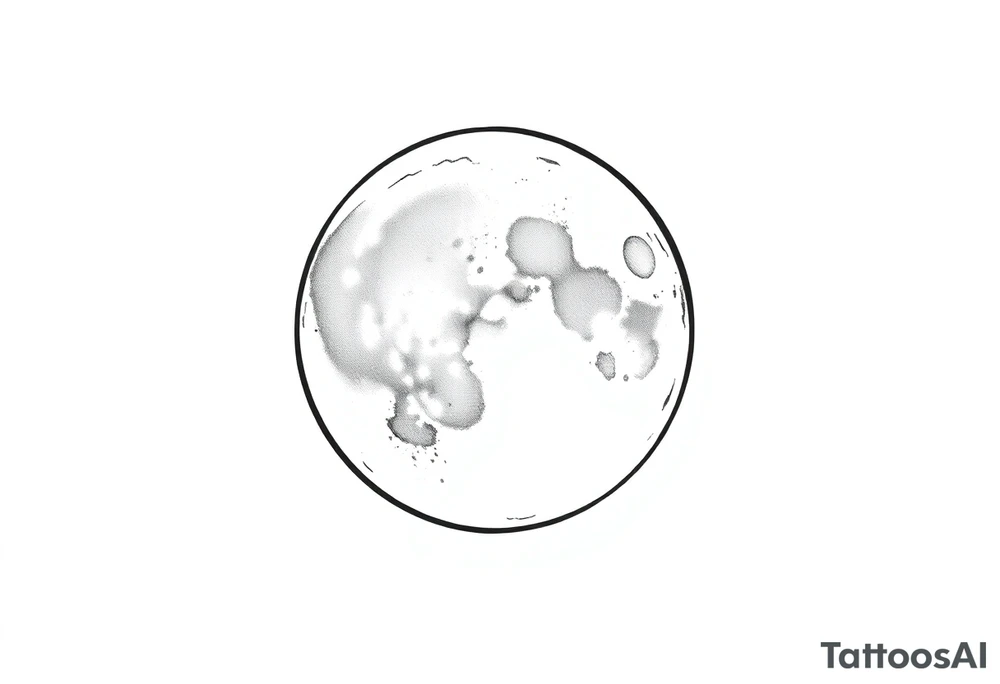 sacred moon tattoo idea