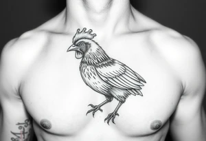 Caged cuck tattoo idea