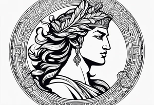 Something to do with greek god 
 and the month of august tattoo idea