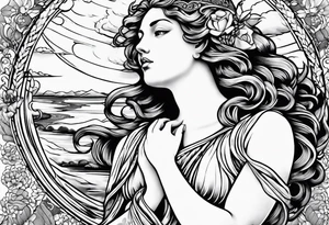 Venus the goddess tattoo idea