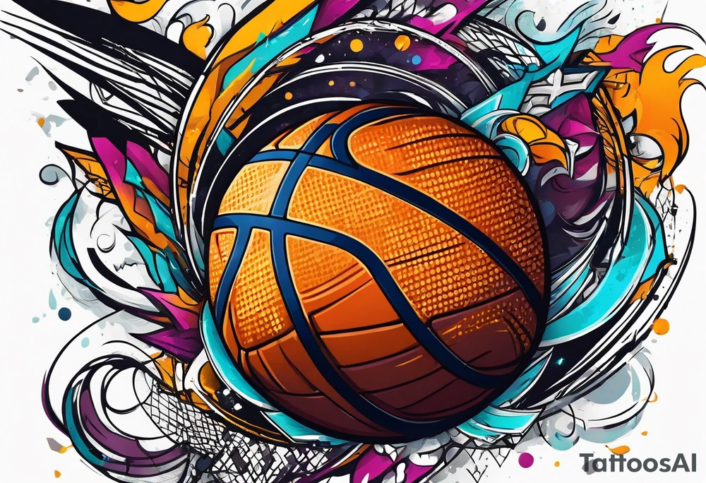 Basketball tattoo idea