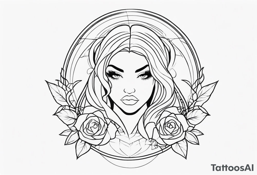 Jhaydee gemini unique tattoo idea