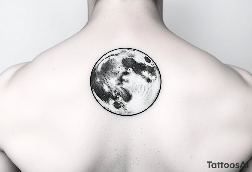 Moon tattoo idea