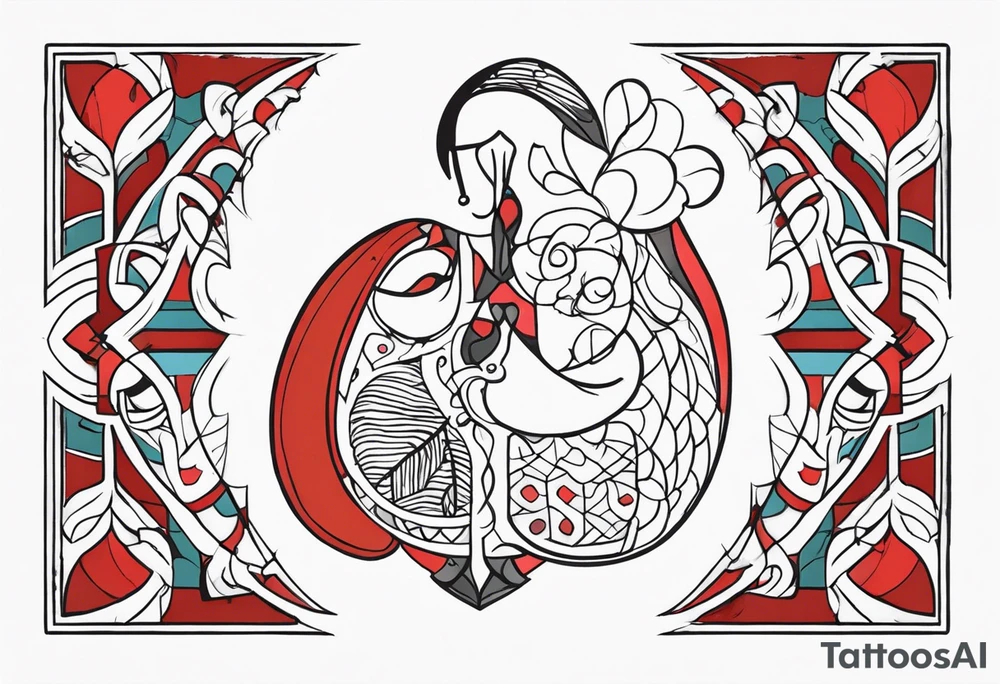 Lung and father tattoo idea