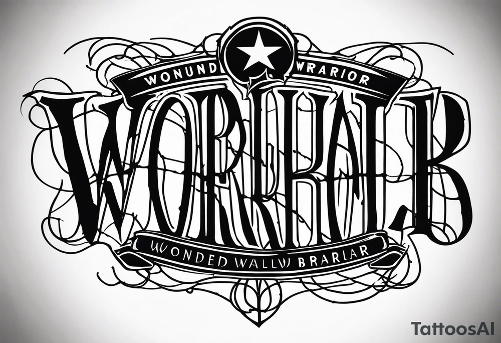 Wounded warrior valhalla barb wire tattoo idea