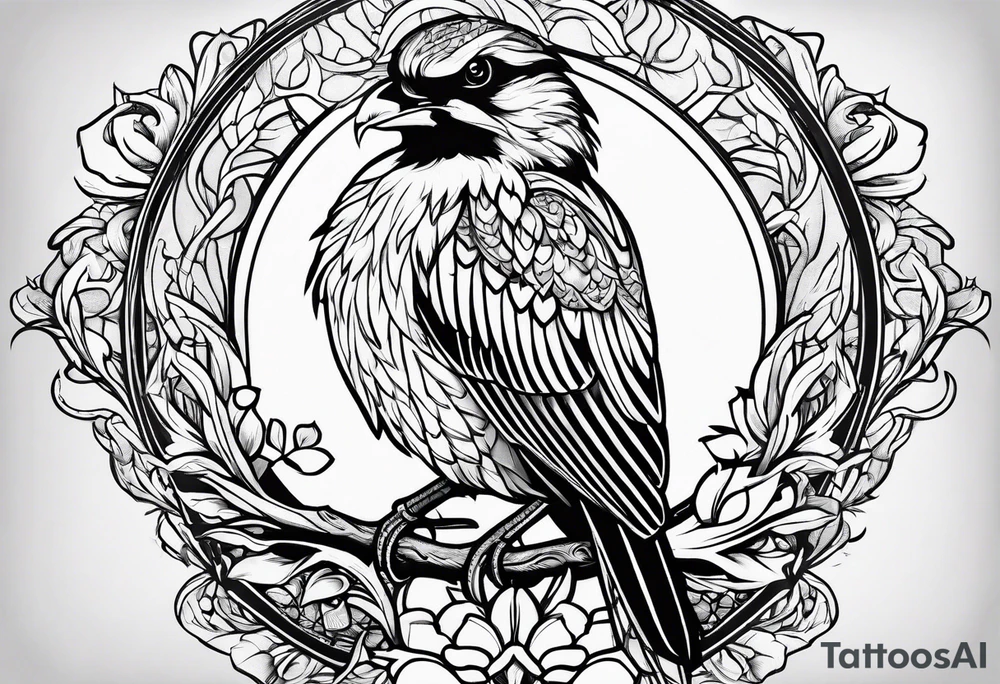 Birdoak tattoo idea