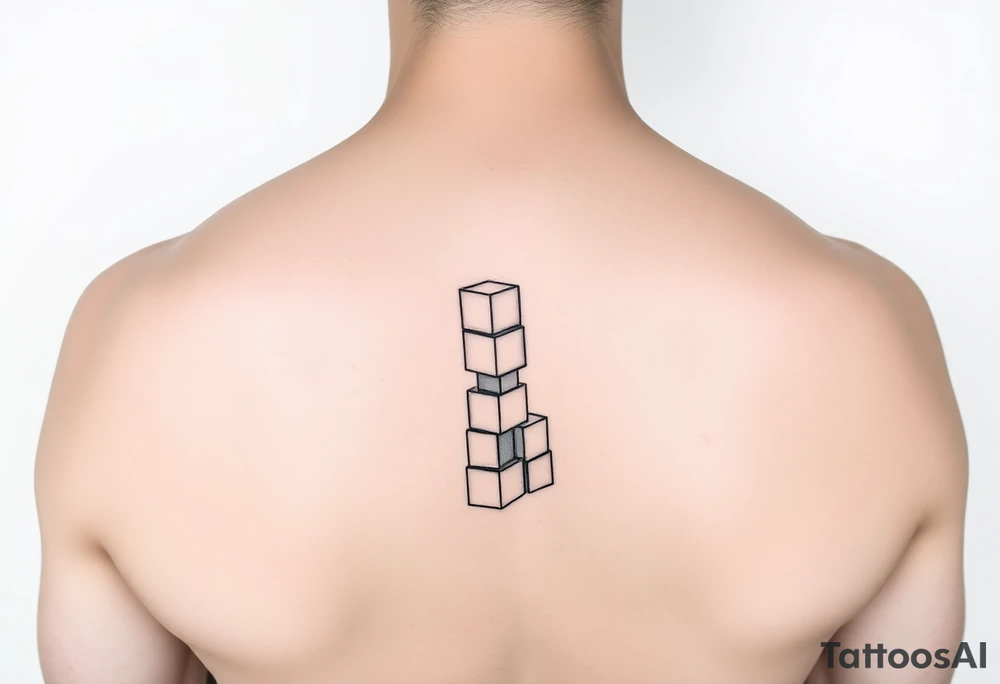 luca with building blocks tattoo idea