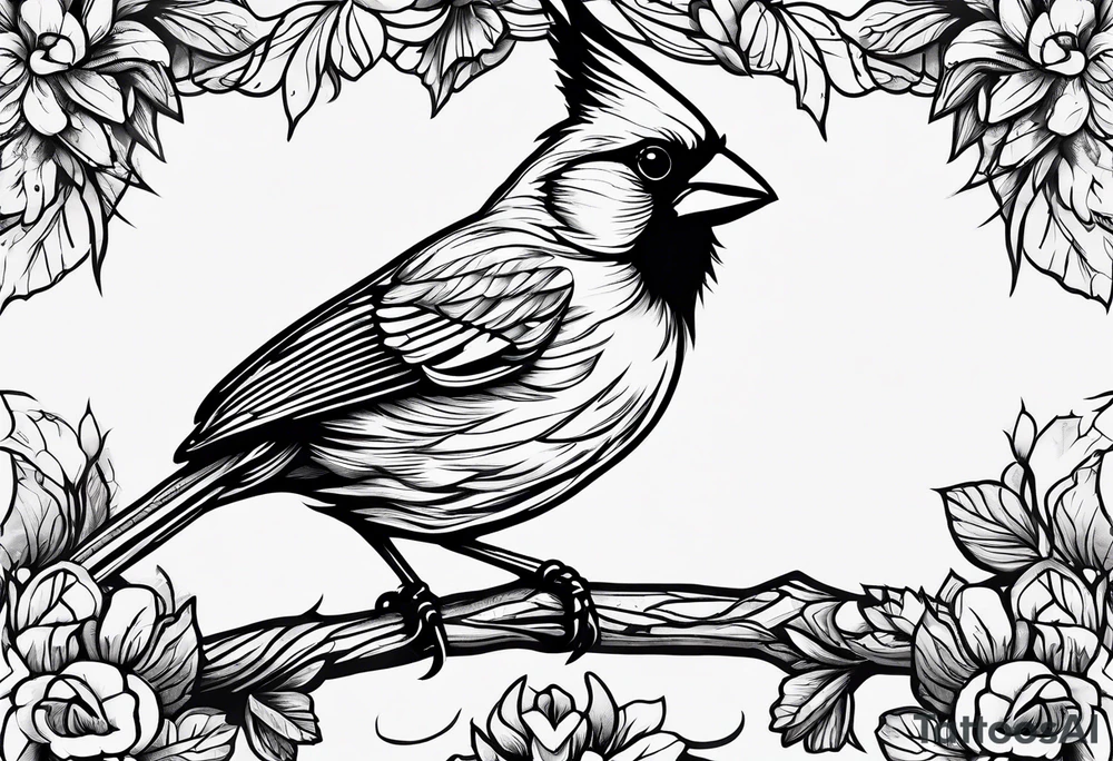 Cardinal tattoo idea