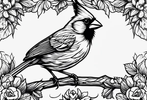 Cardinal tattoo idea