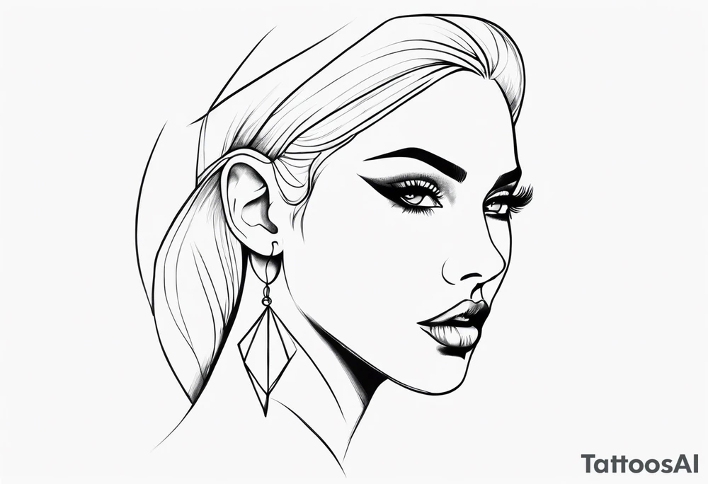 pointed ears tattoo idea