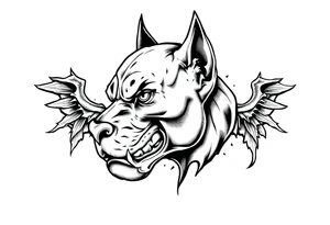 PITBULL tattoo idea