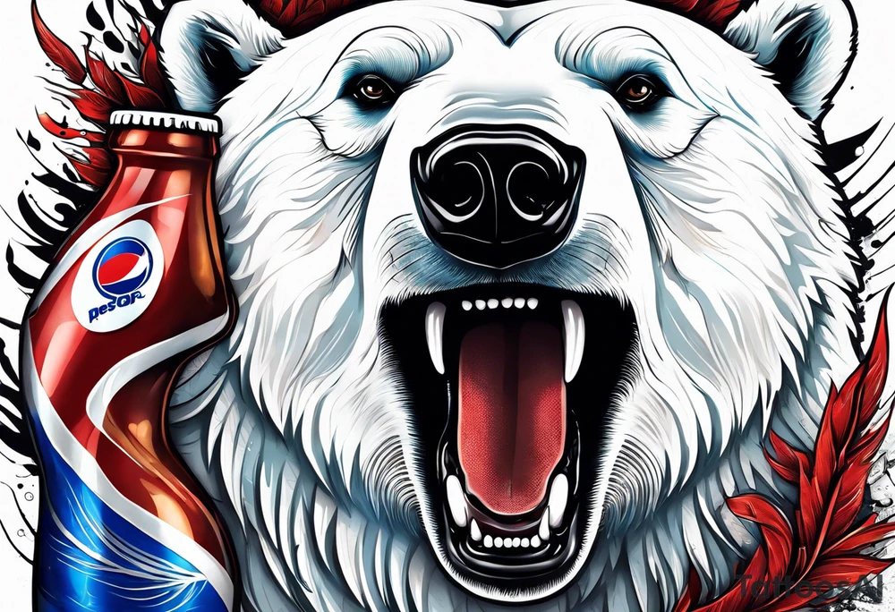 Polar bear, pepsi max, supernatural tattoo idea