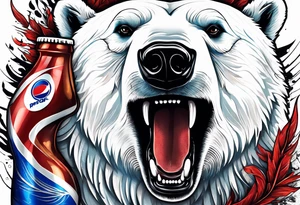 Polar bear, pepsi max, supernatural tattoo idea