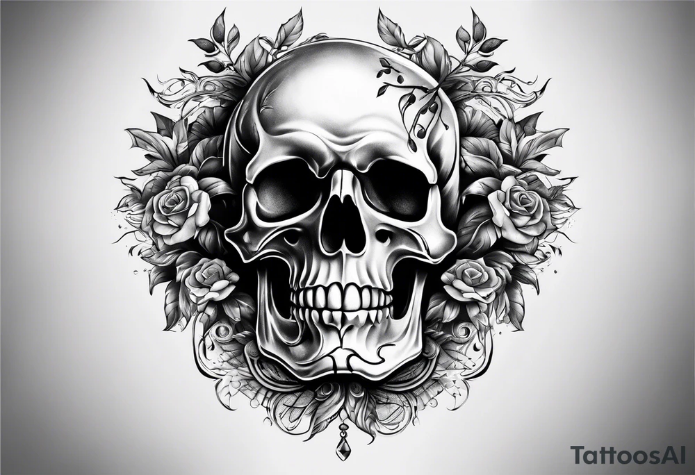Hand bones tattoo idea