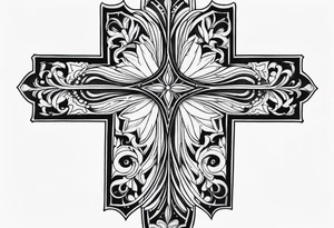 cross tattoo idea