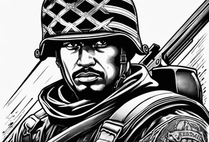 independence, freedom, courage, american, soldier tattoo idea