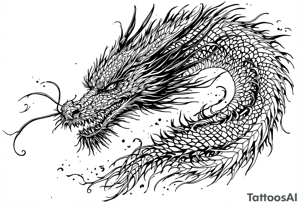 dragon tattoo idea